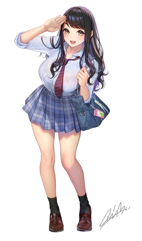 每日好图：二次元性感美少女插画精选【画师：柾見ちえ】
