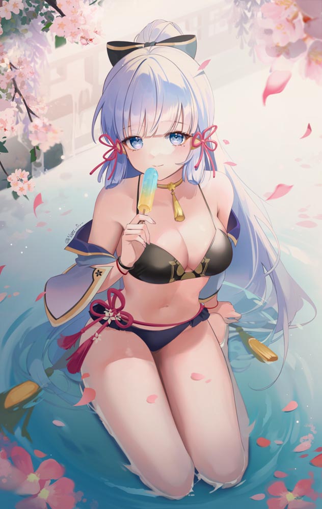 二次元美少女插画#晚安原神【210828】