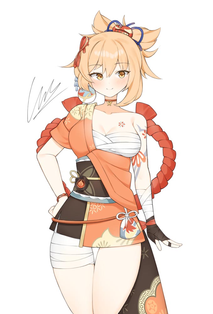 二次元美少女插画#早安原神【210829】