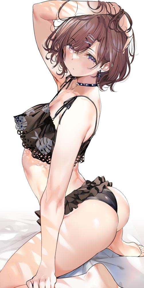 每日好图：肉感二次元美少女插画【画师：丸新】