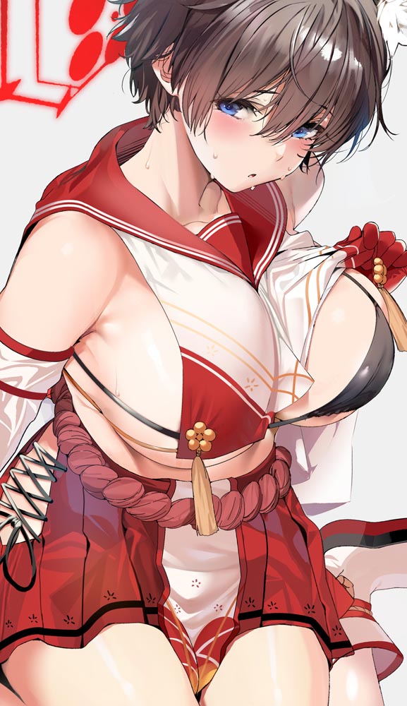 每日好图：肉感二次元美少女插画【画师：丸新】