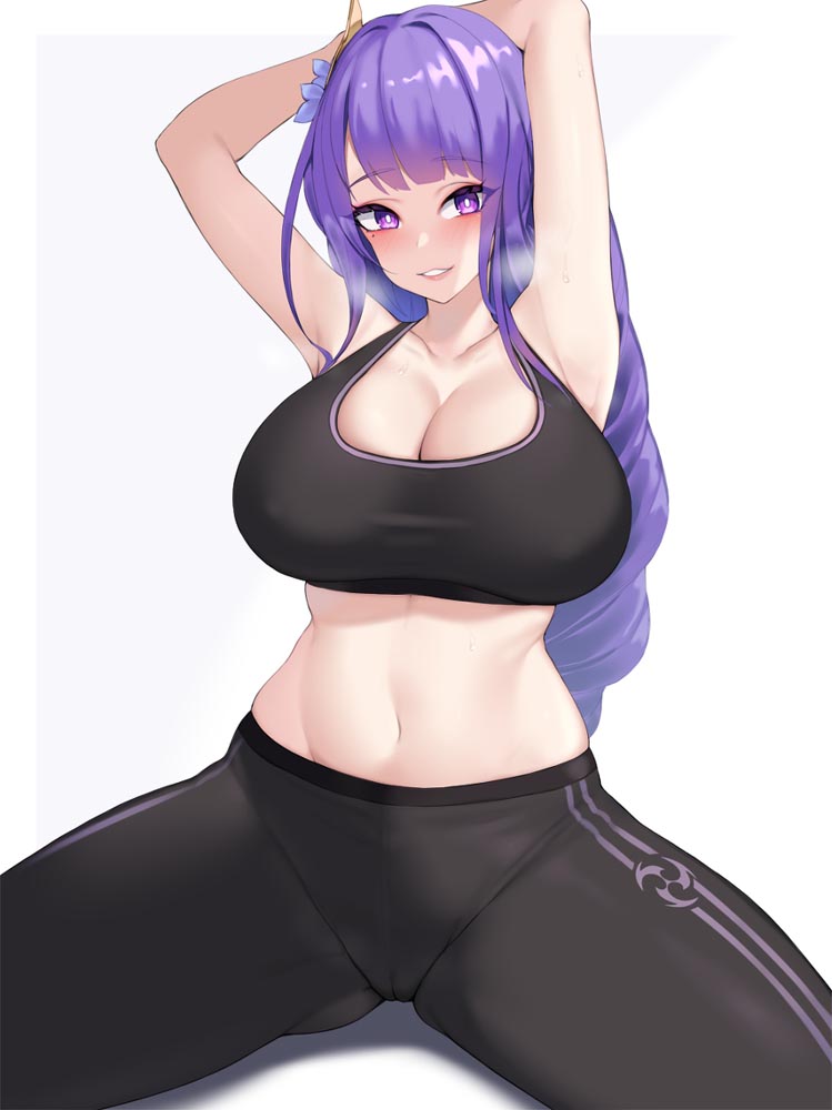 二次元美少女同人插画#晚安原神【210904】