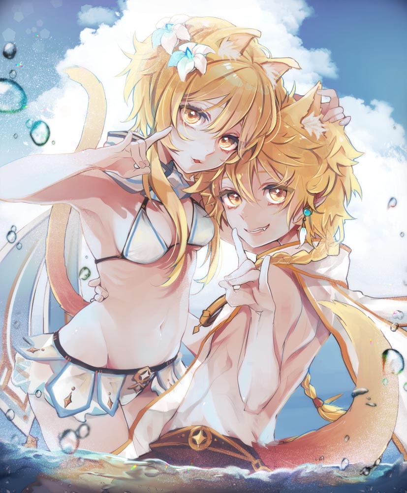 二次元美少女同人图#早安原神【210905】