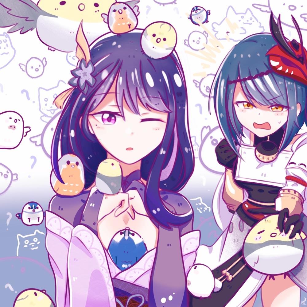 每日游戏同人好图#午安原神【210806】