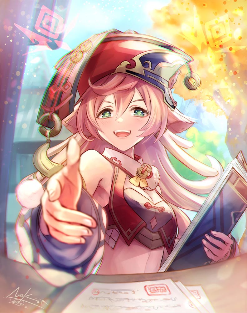 每日游戏同人好图#晚安原神【210806】