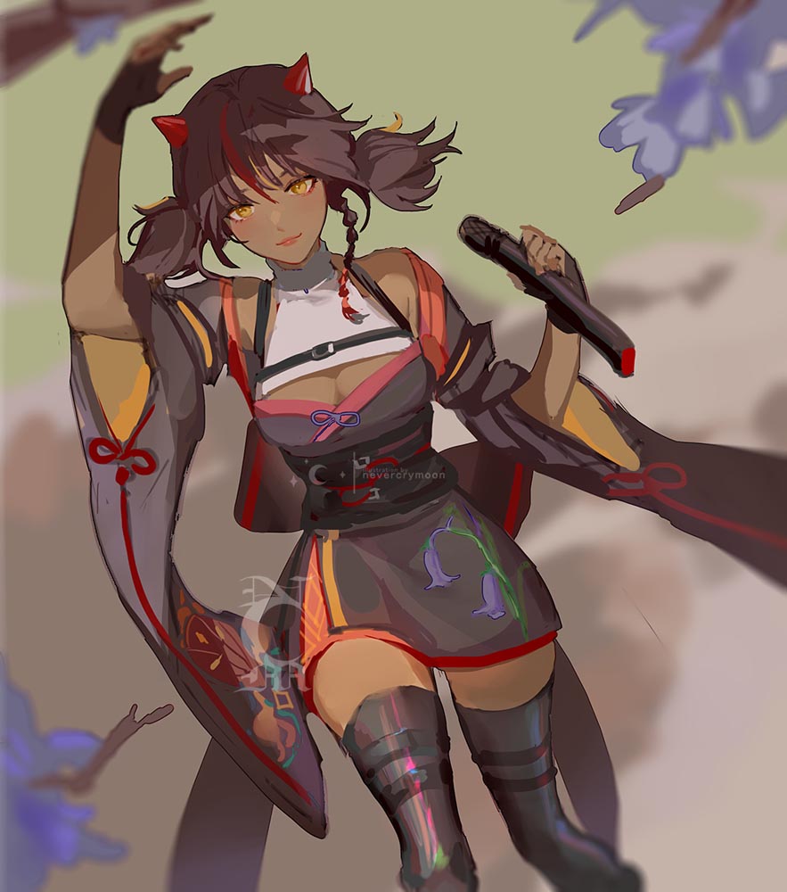 游戏同人美图#午安原神【210807】