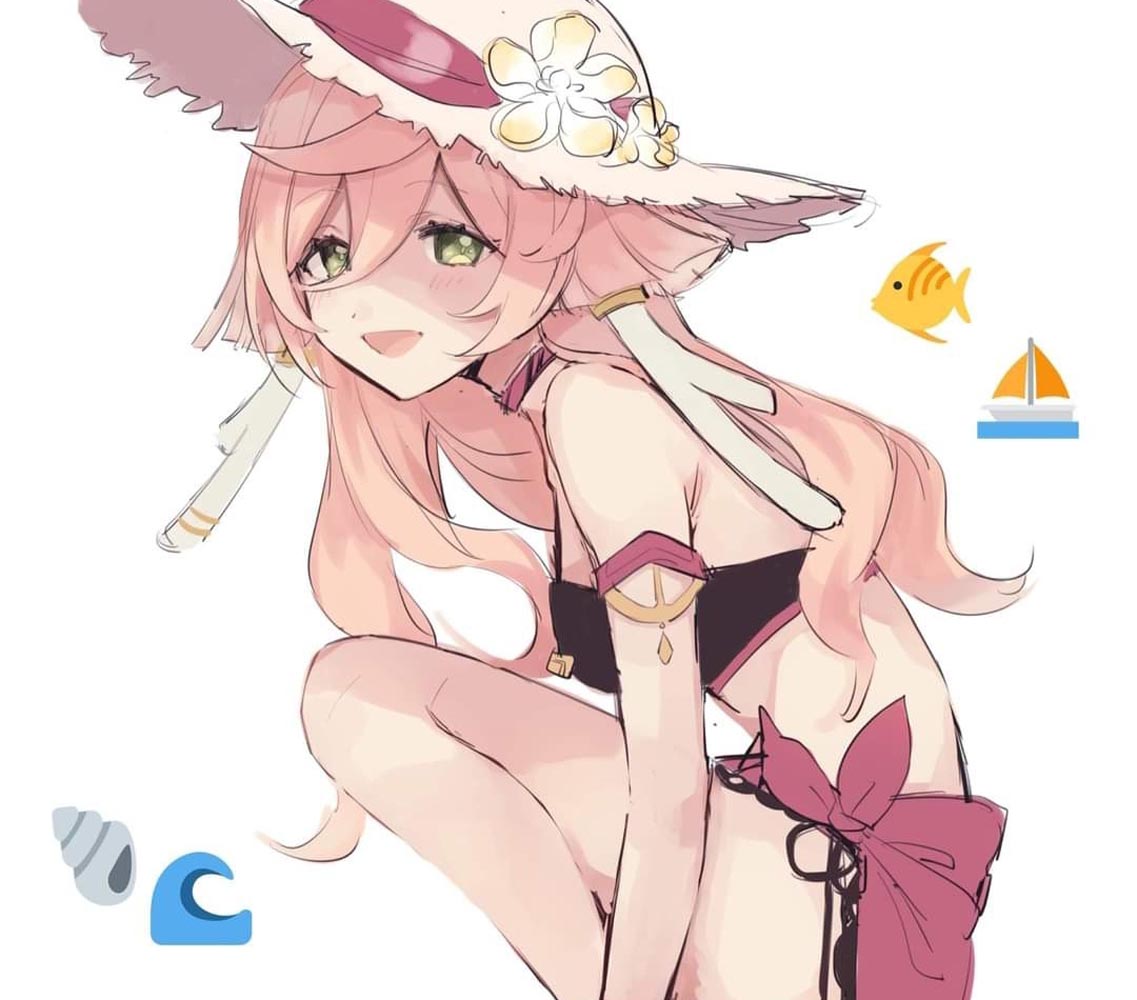 原神稻妻同人图#晚安原神【210808】