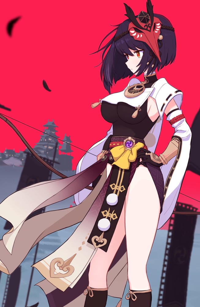 原神稻妻同人图#晚安原神【210808】