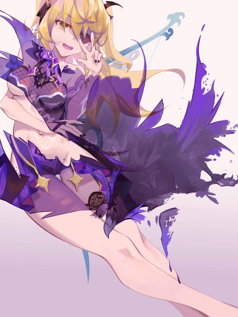 二次元美少女插画#午安原神【210919】