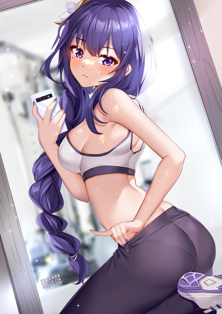 二次元美少女游戏插画#早安原神【210921】
