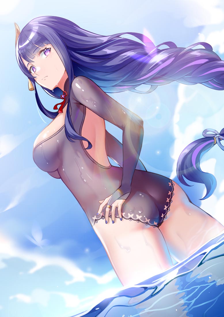 二次元美少女游戏插画#早安原神【210921】