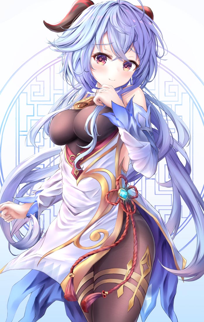 二次元美少女游戏插画#午安原神【210921】