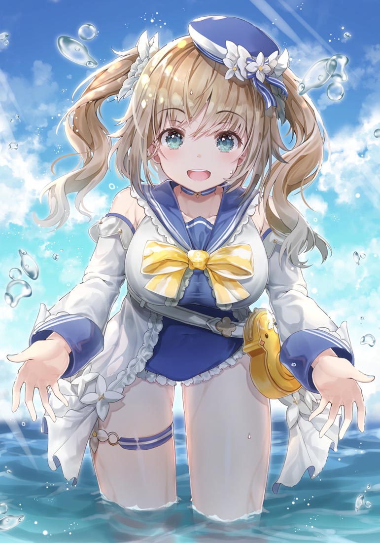 二次元美少女游戏插画#午安原神【210921】