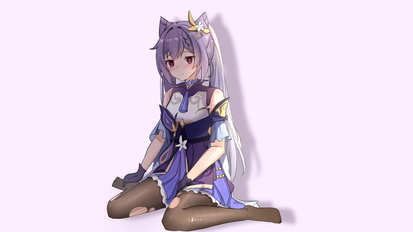 二次元美少女游戏插画#午安原神【210921】