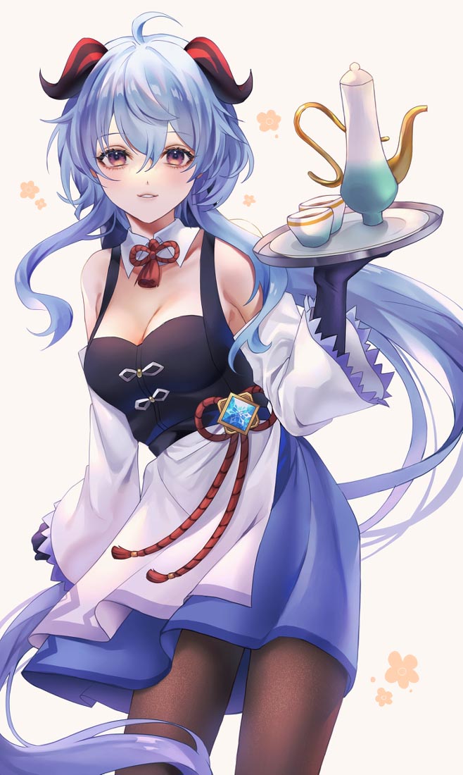 二次元美少女游戏插画#午安原神【210921】