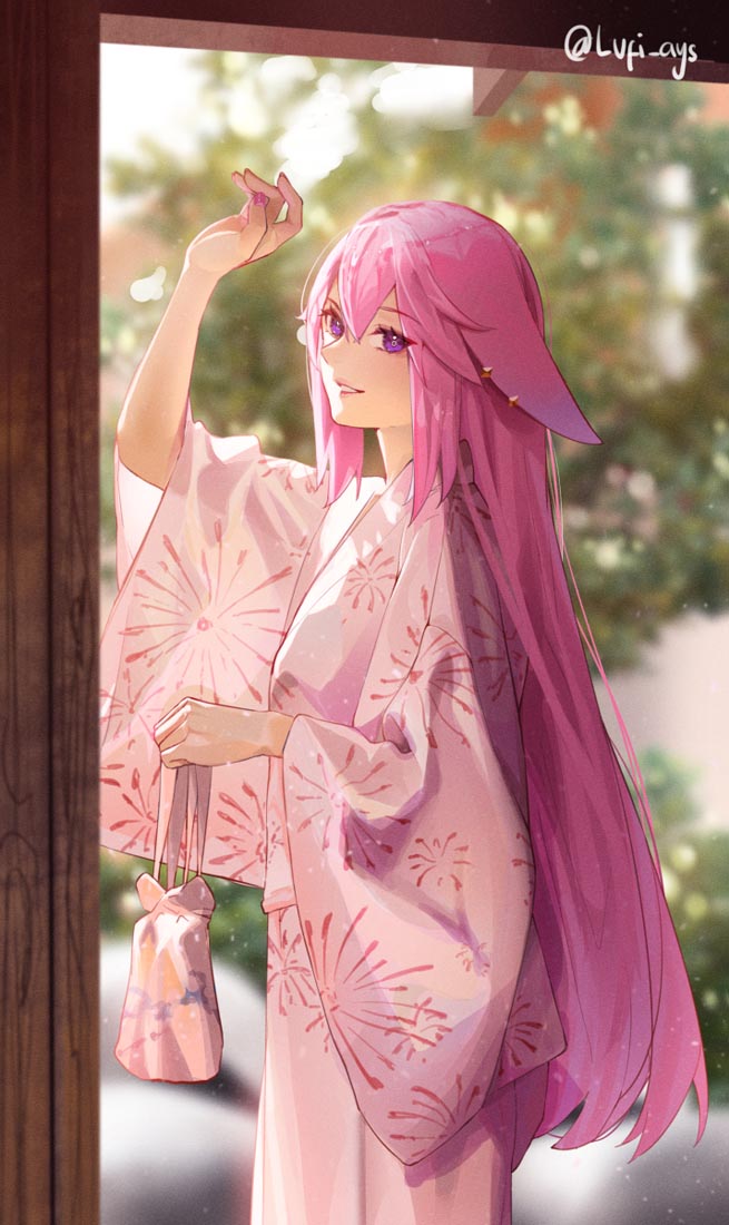 二次元美少女游戏插画#晚安原神【210921】