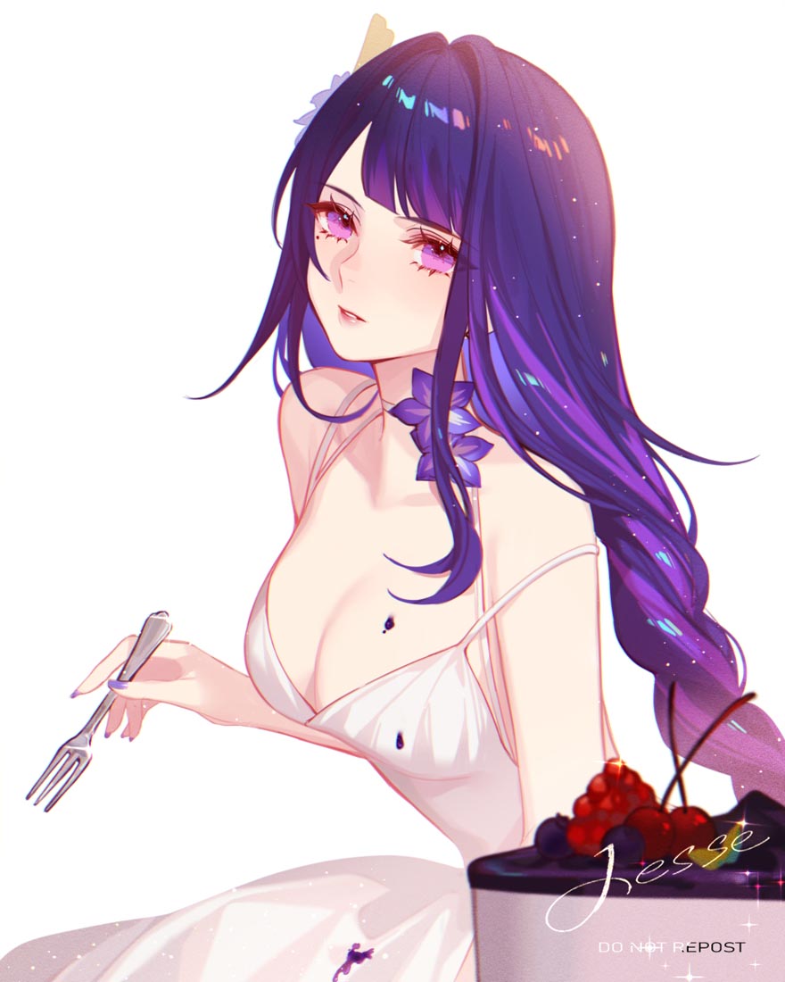 二次元美少女游戏插画#晚安原神【210921】