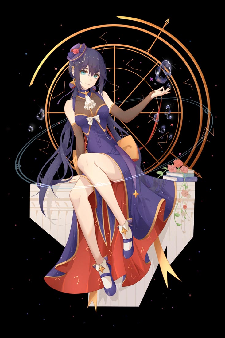 二次元同人插画#午安原神【211001】