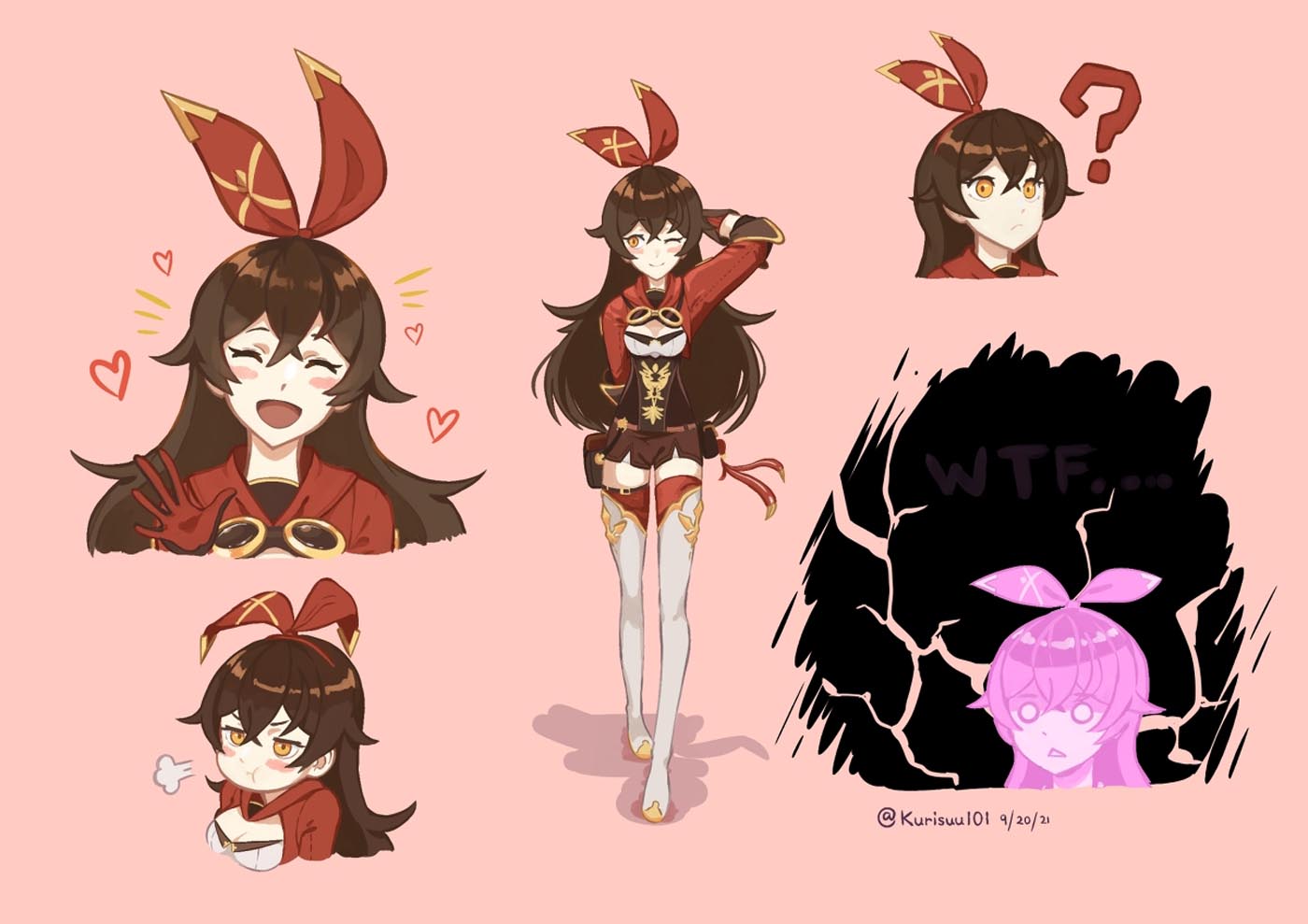 美少女同人图#晚安原神【211002】