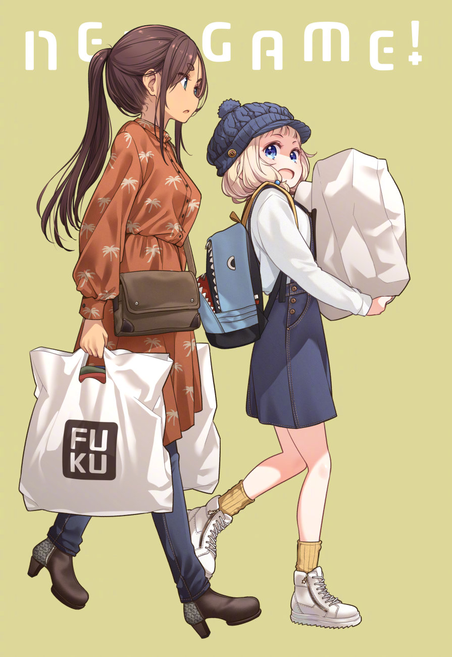 画集：「NEW GAME!」第13卷画集特典插画【得能正太郎】