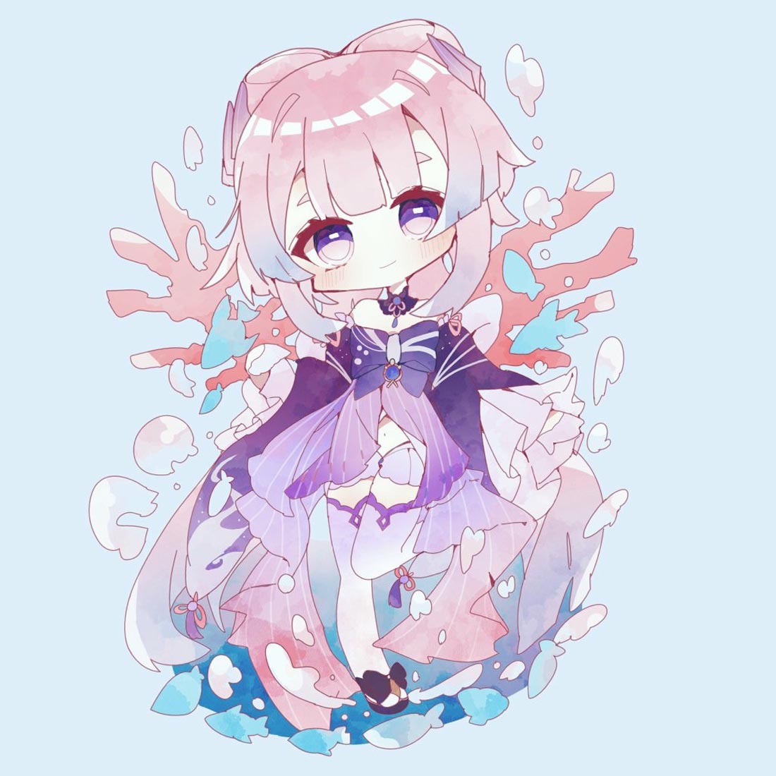 美少女同人图#晚安原神【211003】
