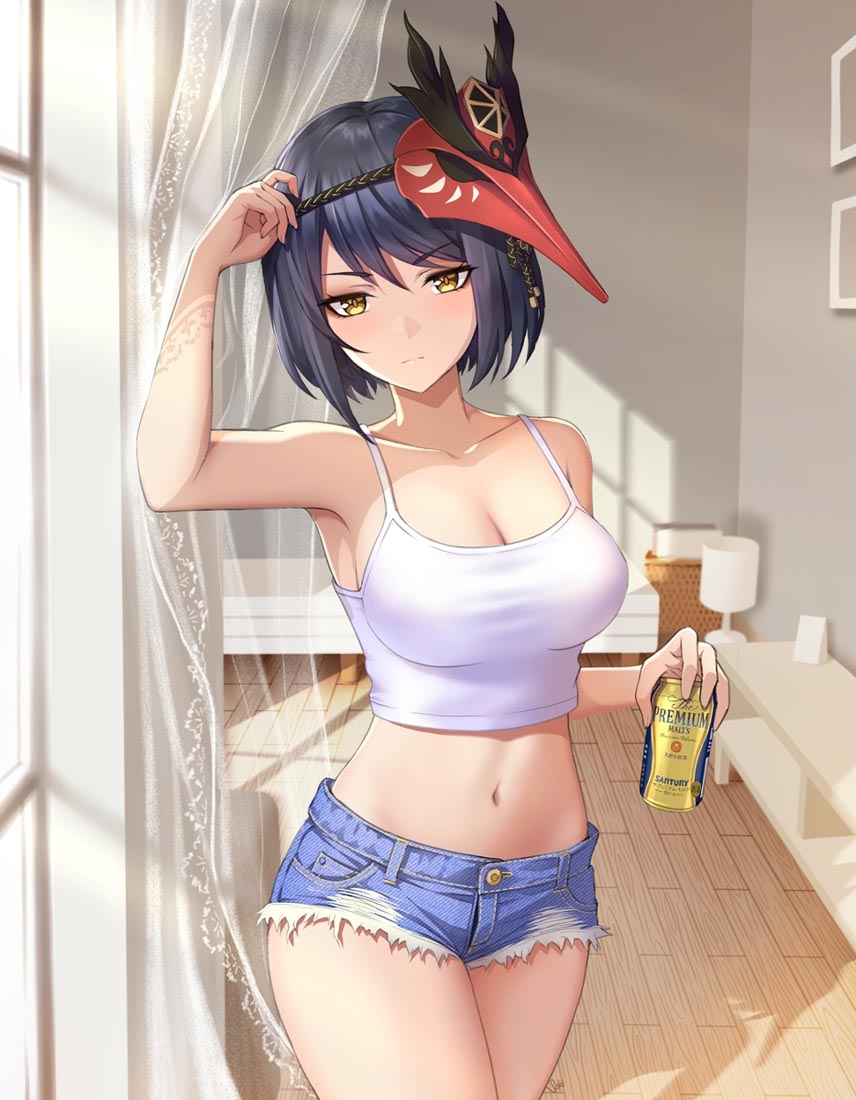 美少女同人图#晚安原神【211003】