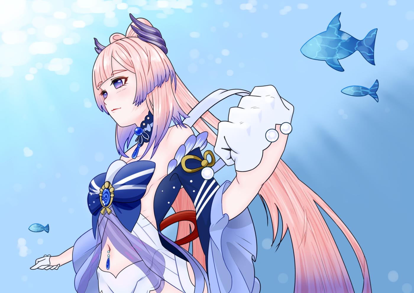 同人图#午安原神【211004】
