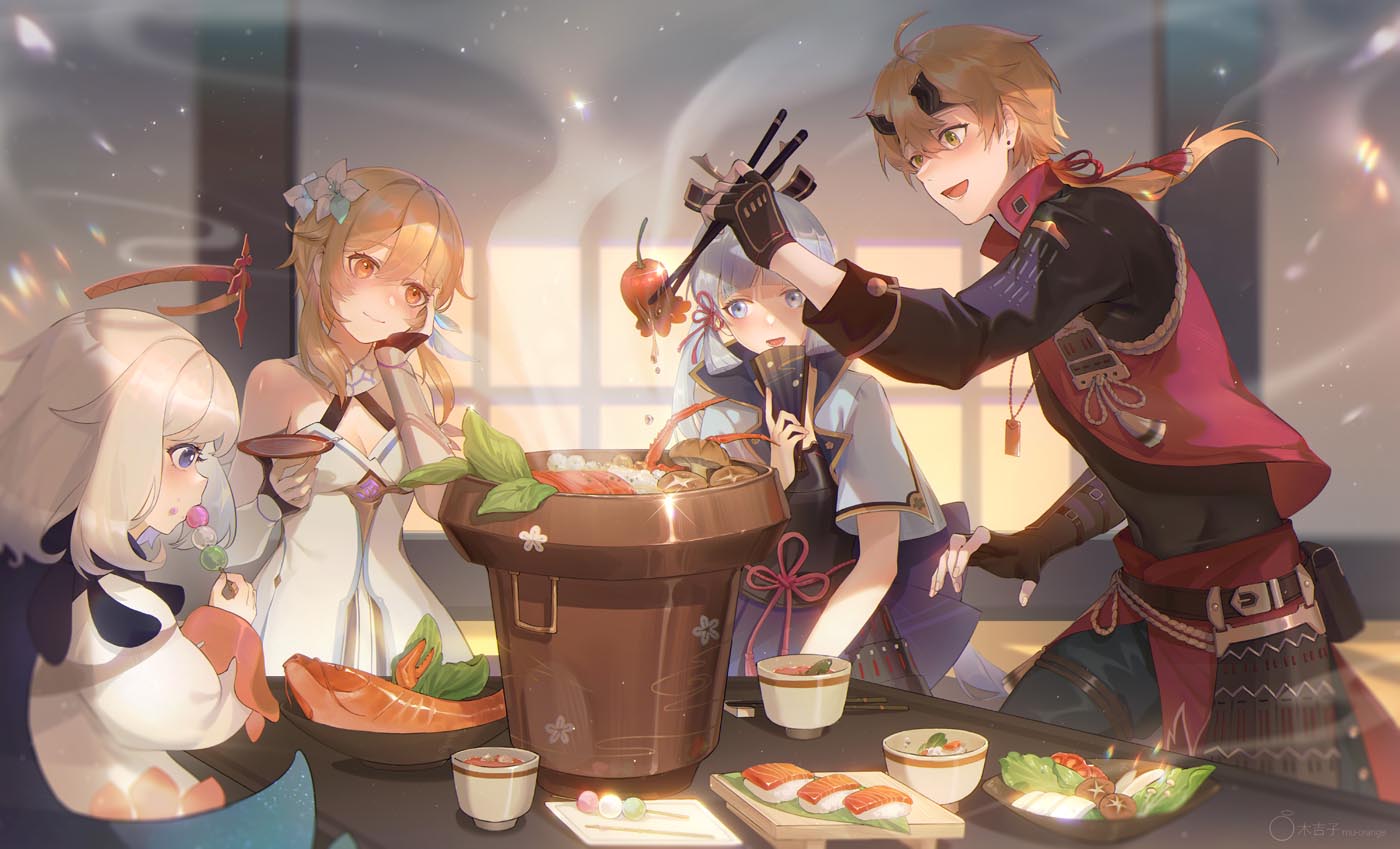同人图#午安原神【211004】