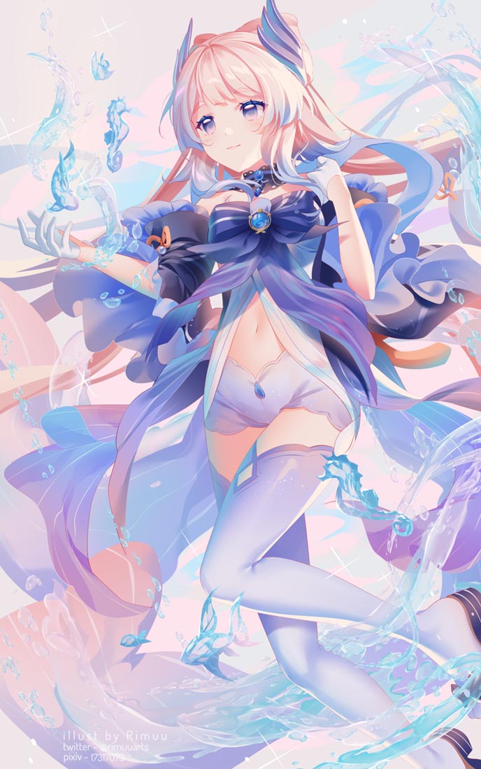 同人图#晚安原神【211005】