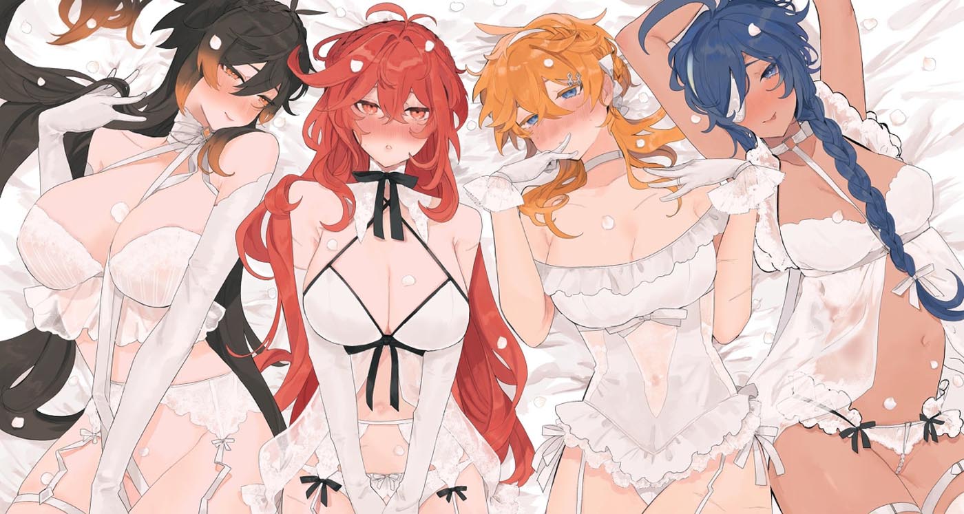 同人图#晚安原神【211006】