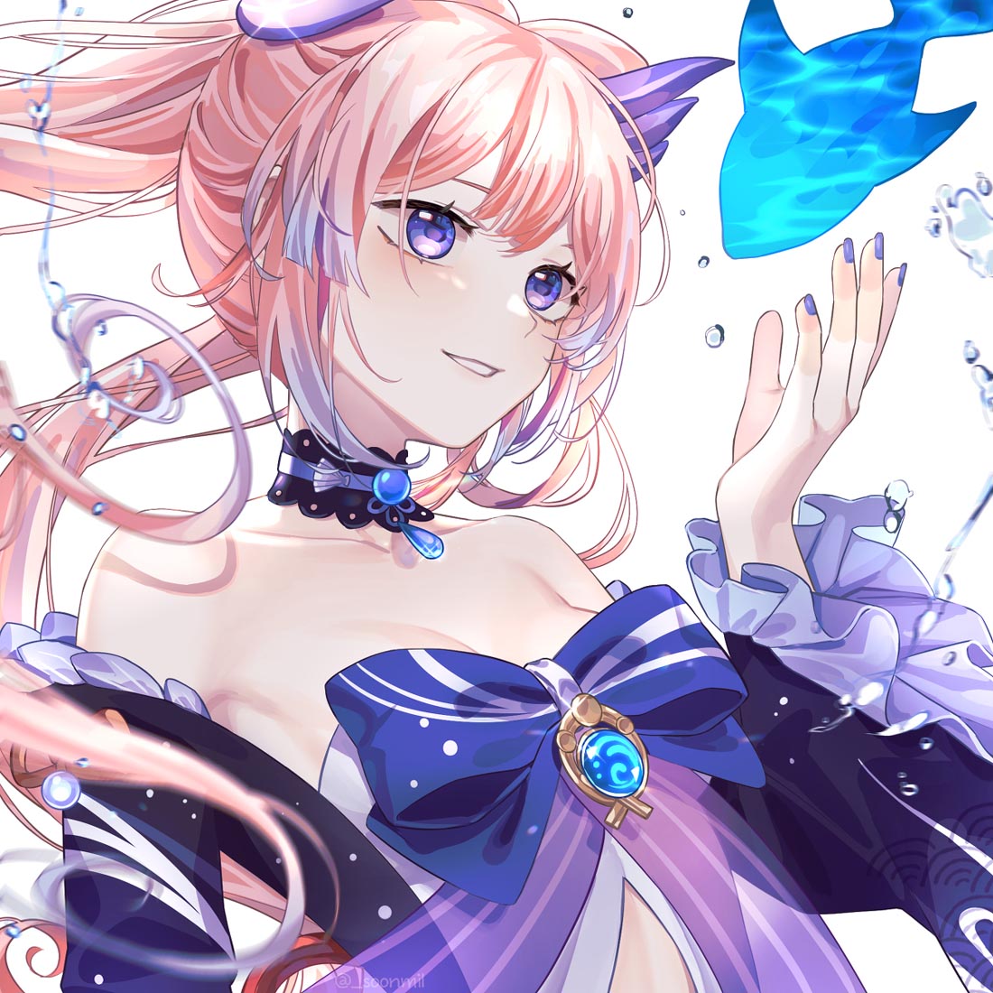 同人图#晚安原神【211007】