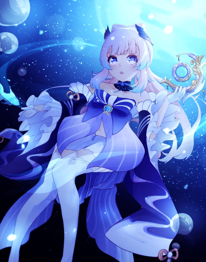 美少女同人插画#晚安原神【211008】