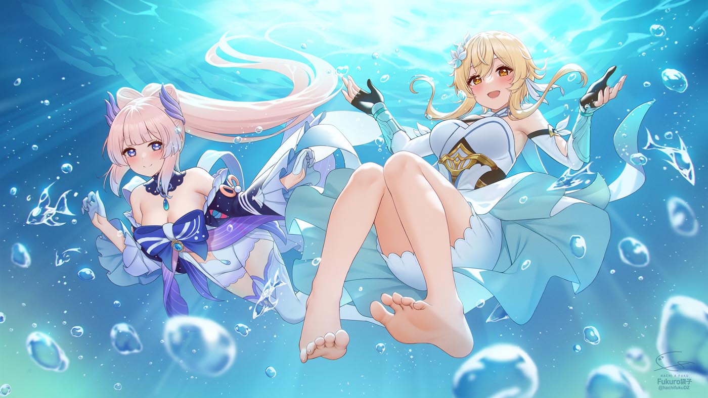美少女同人插画#早安原神【211009】