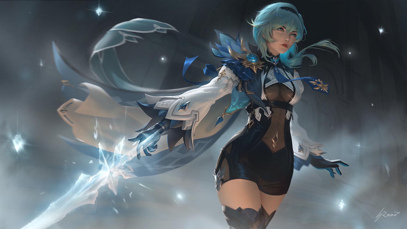 美少女同人插画#晚安原神【211009】