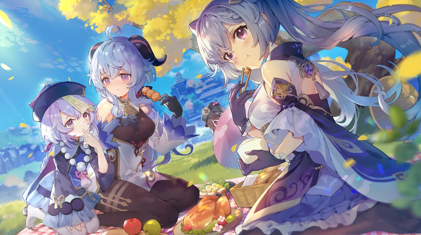 二次元美少女同人图#晚安原神【211010】
