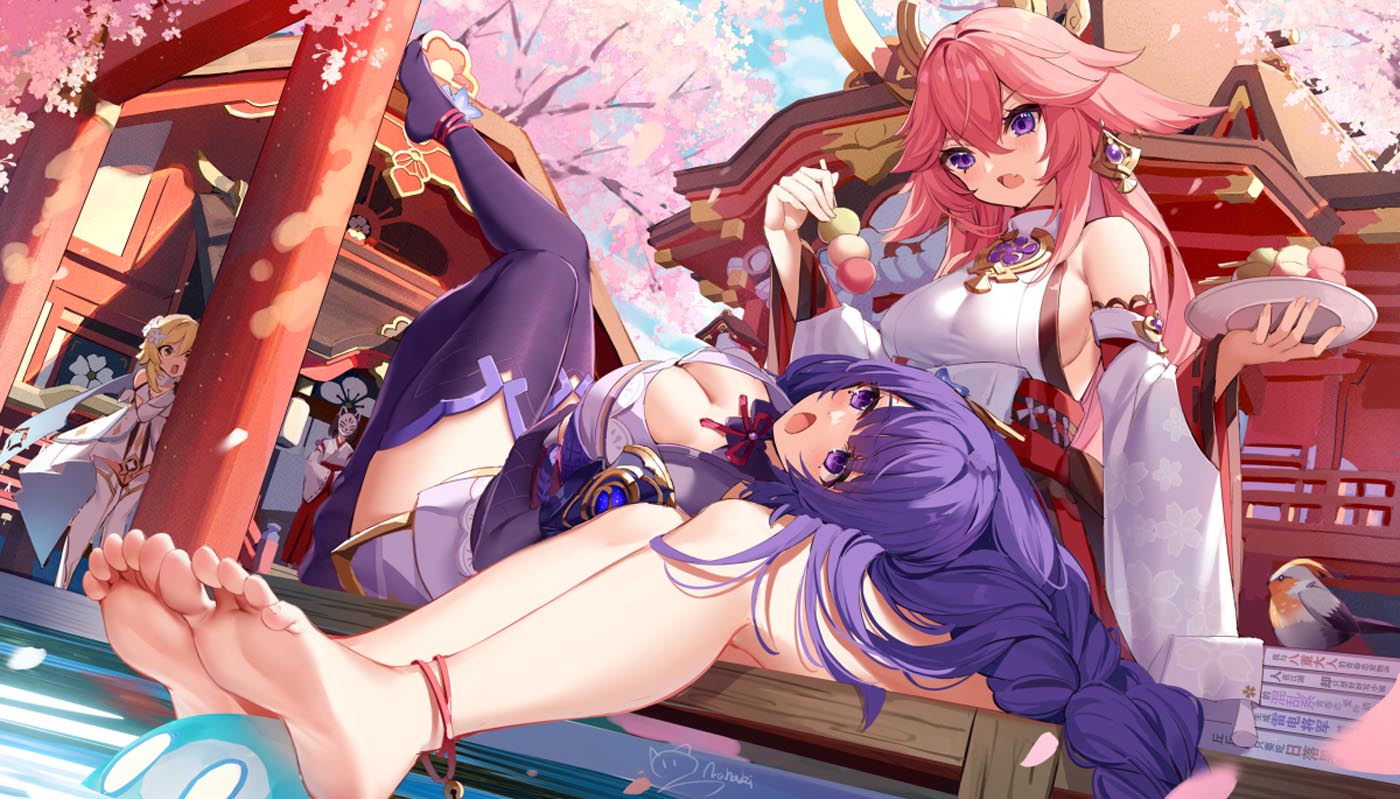 二次元美少女同人图#早安原神【211012】