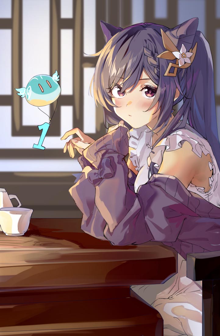 二次元美少女同人图#午安原神【211012】