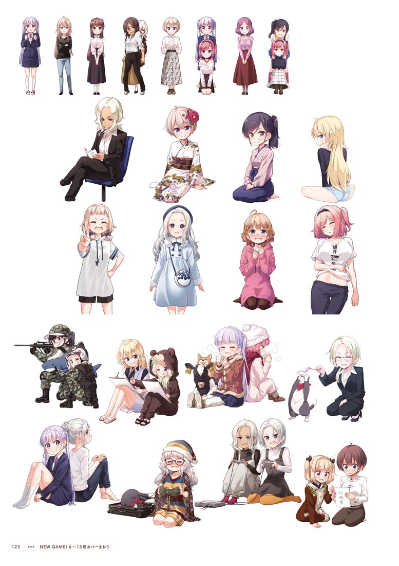 精美画集：【NEW GAME！画集 NEXT GAME！！】