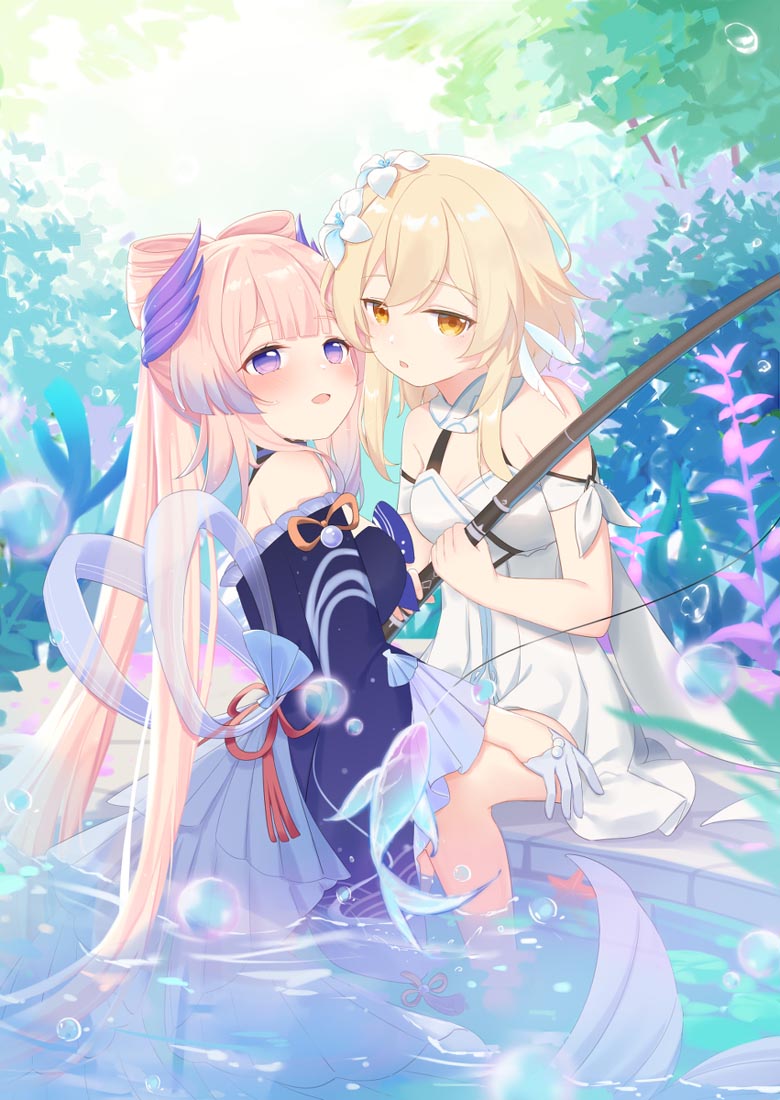 Pixiv二次元插画#晚安原神【211017】