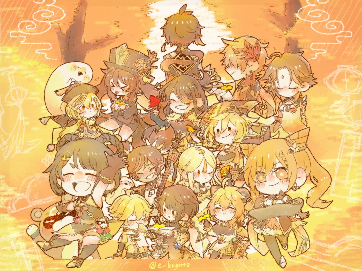 Pixiv插画精选#晚安原神【211028】