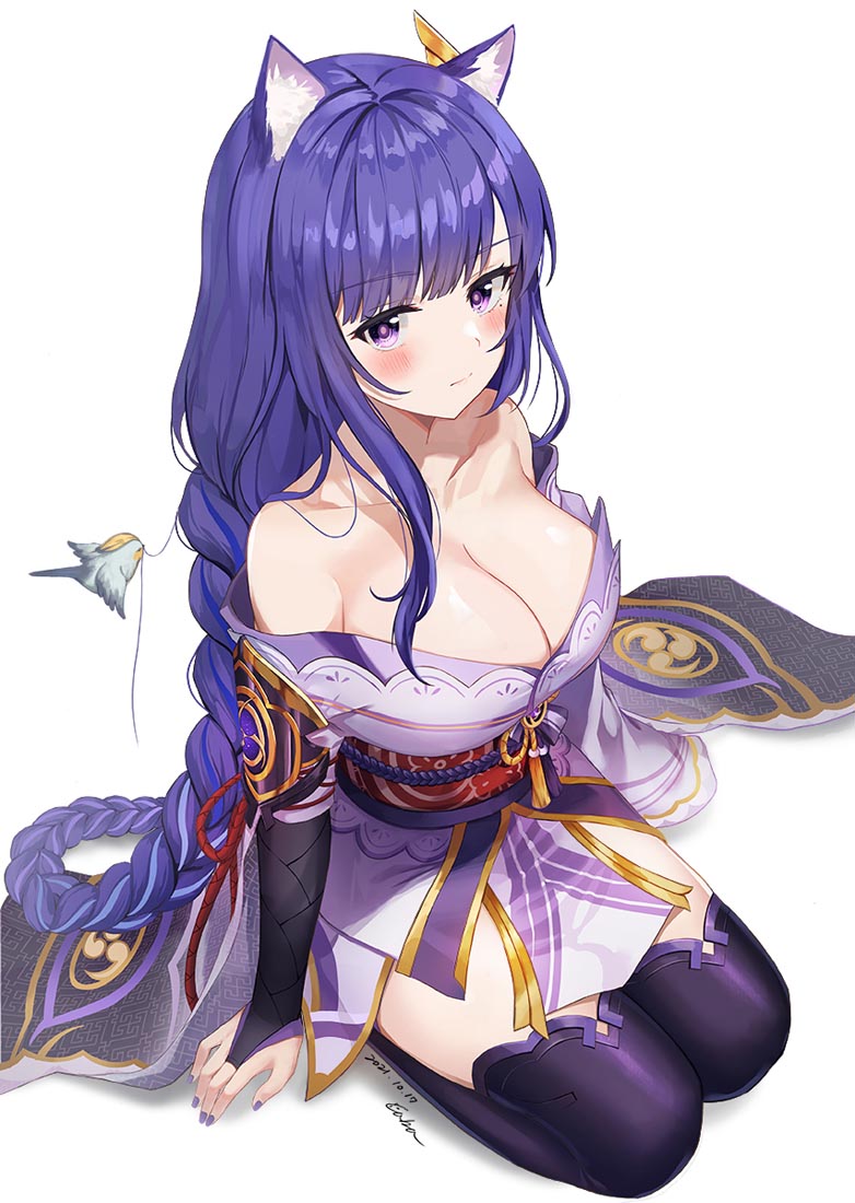 二次元美少女插画#晚安原神【211101】