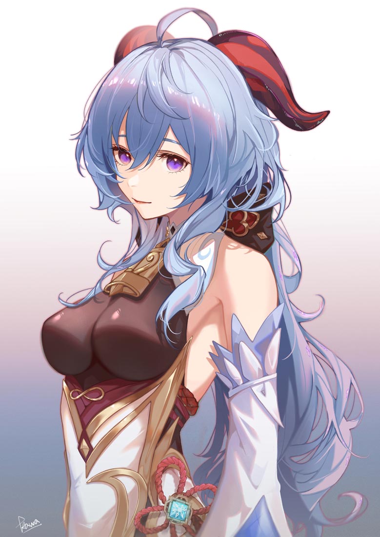 二次元美少女插画#晚安原神【211101】