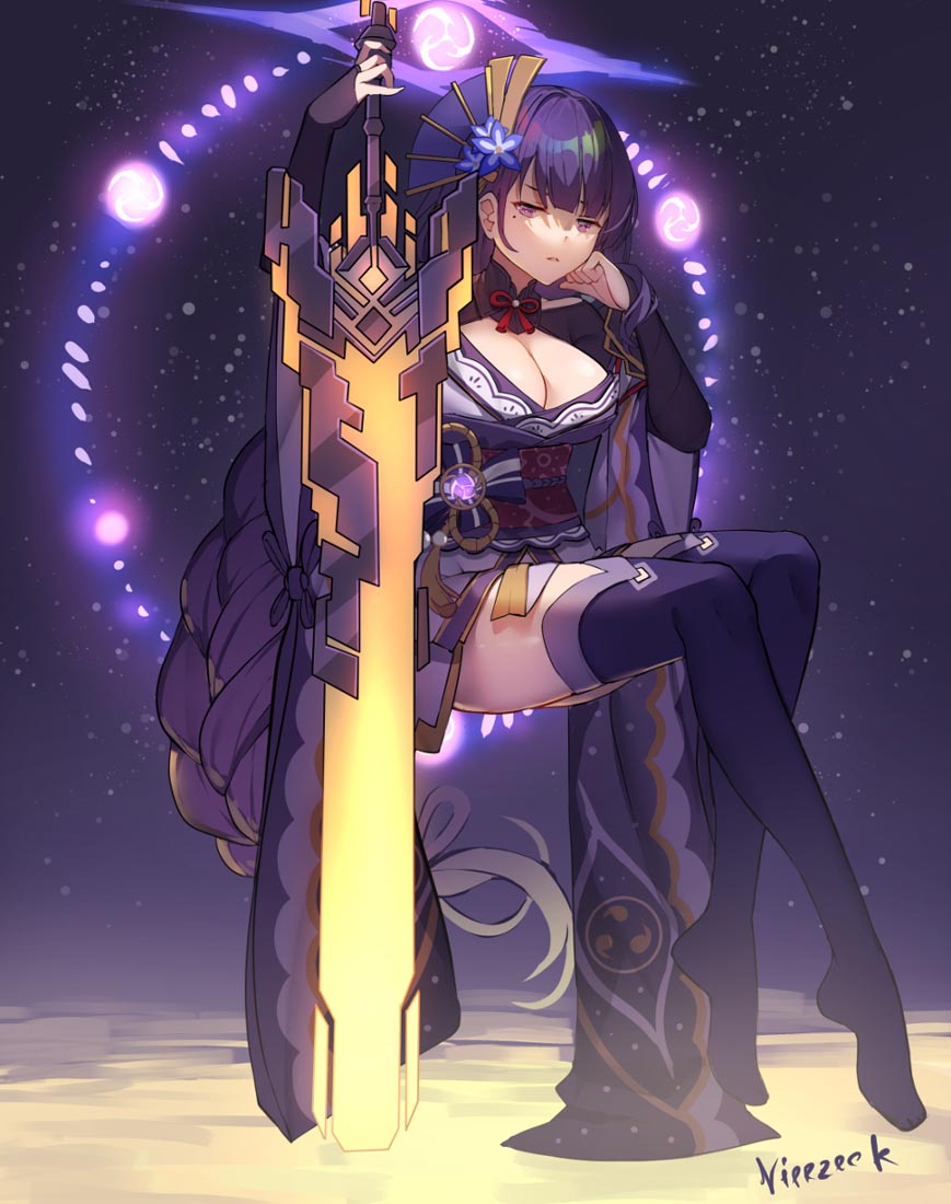 二次元美少女插画#晚安原神【211101】