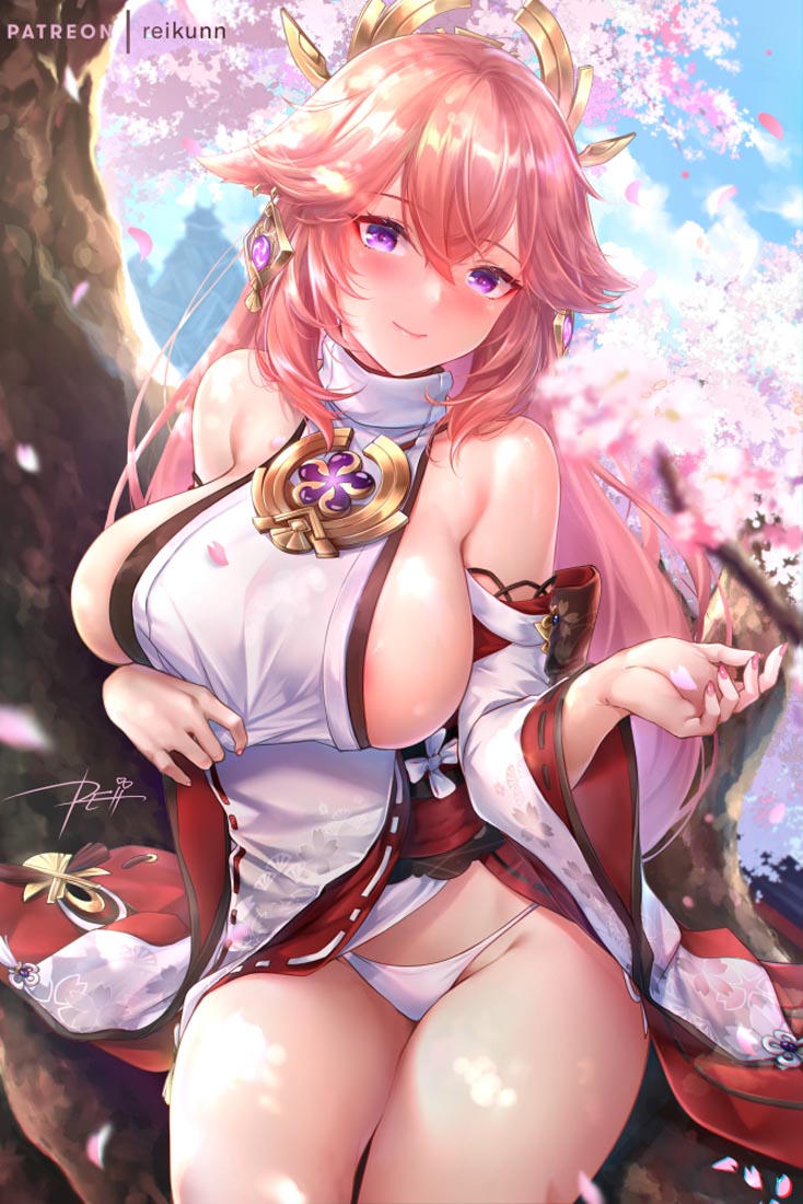 二次元美少女插画#晚安原神【211102】
