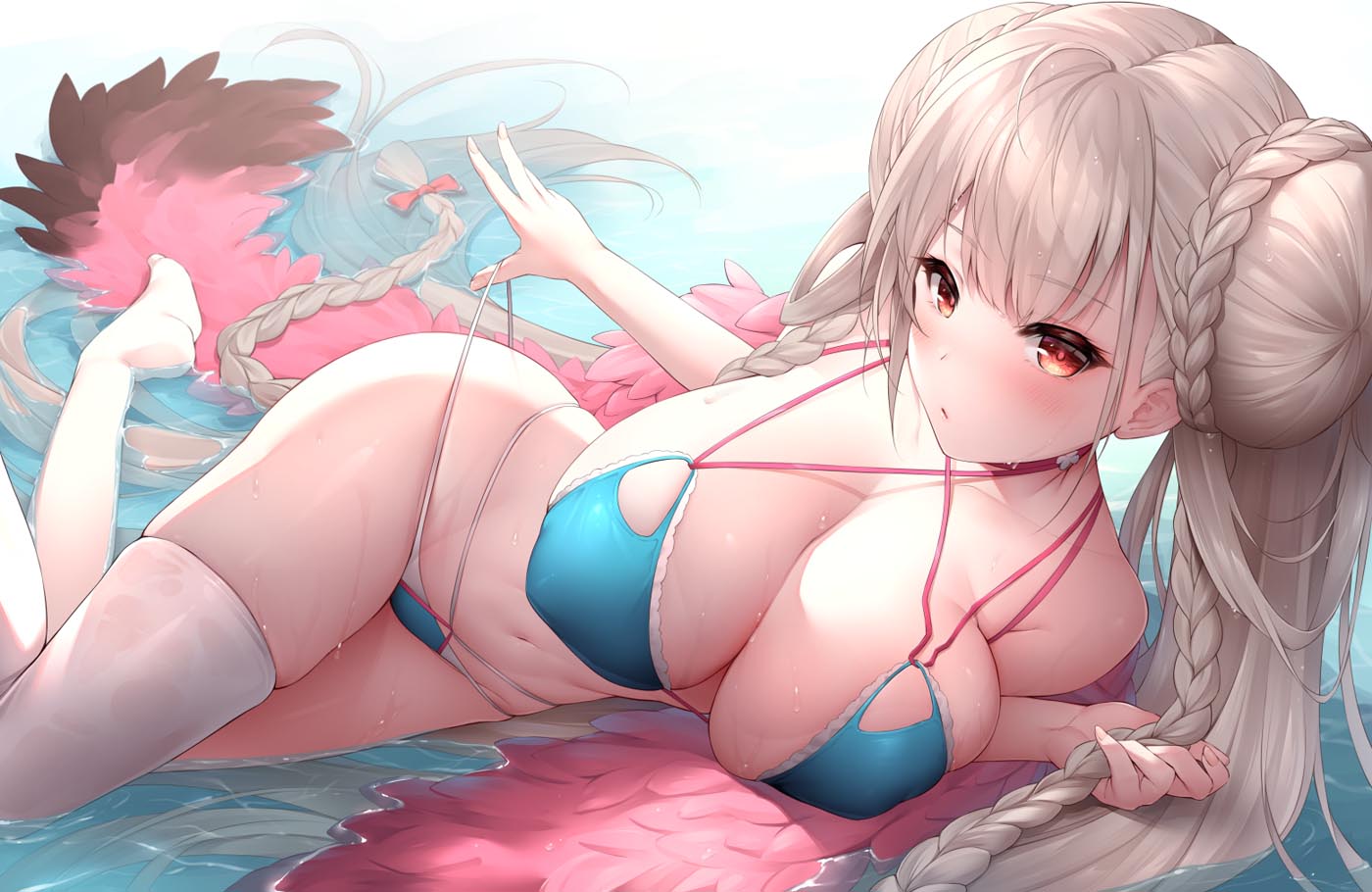 每日好图：碧蓝航线#二次元美乳插画【画师：おゆわり】