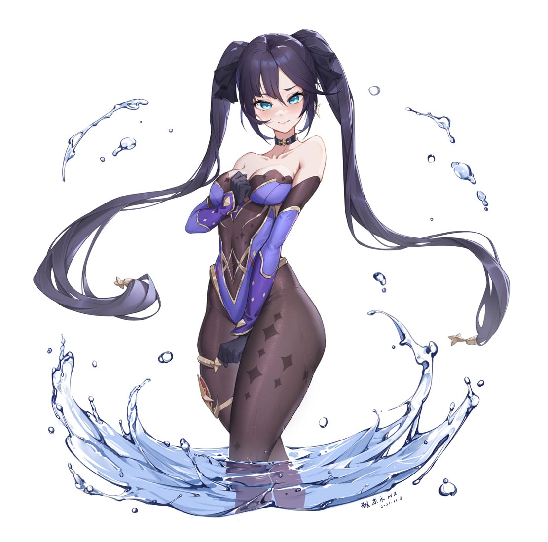 美少女同人图#Xman晚安原神【211121】