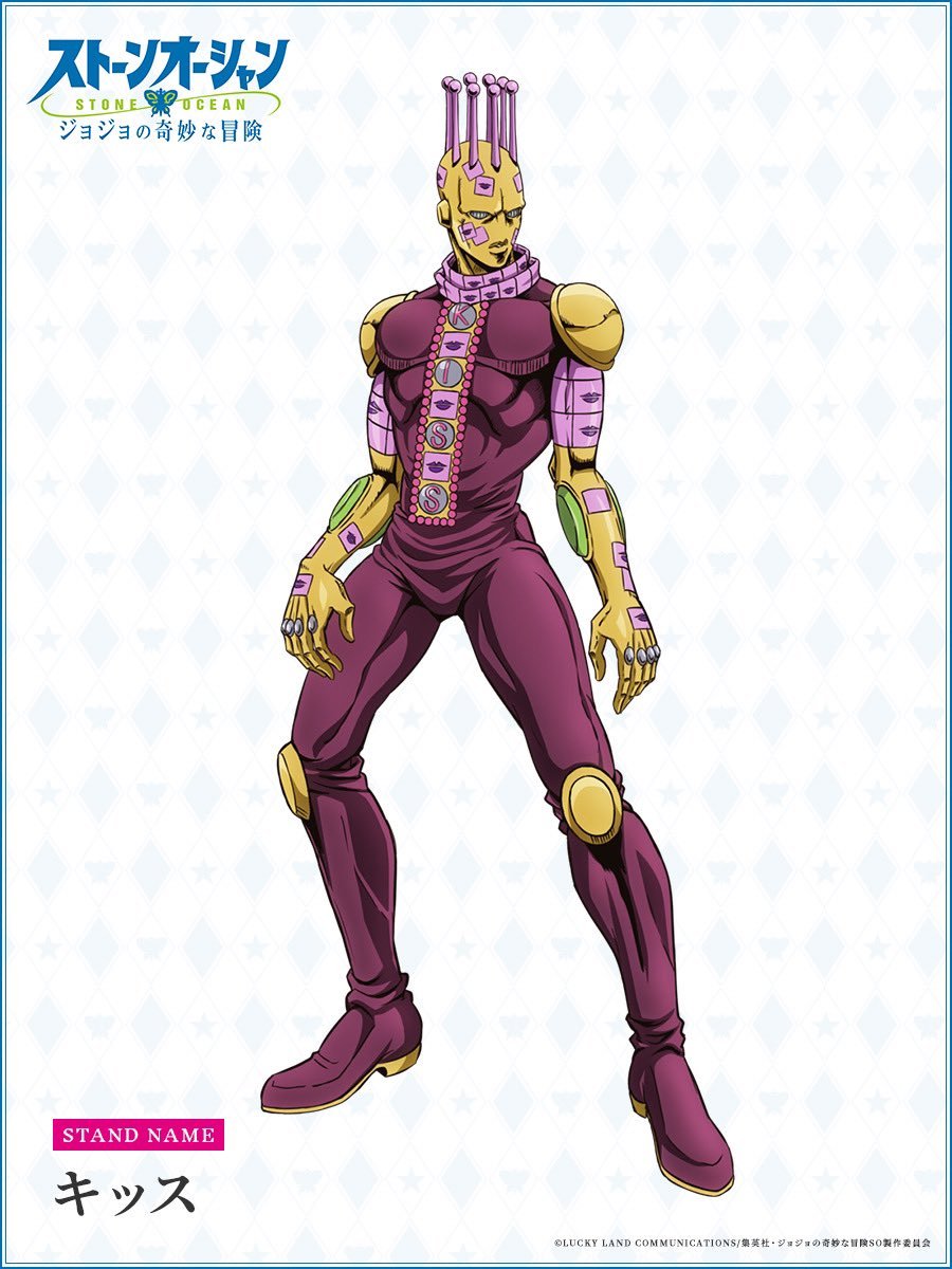 TV动画《JOJO的奇妙冒险：石之海》替身官方设定图公开