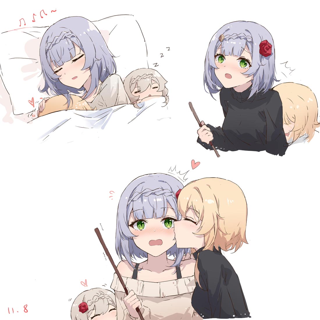 美少女同人图#Xman晚安原神【211121】