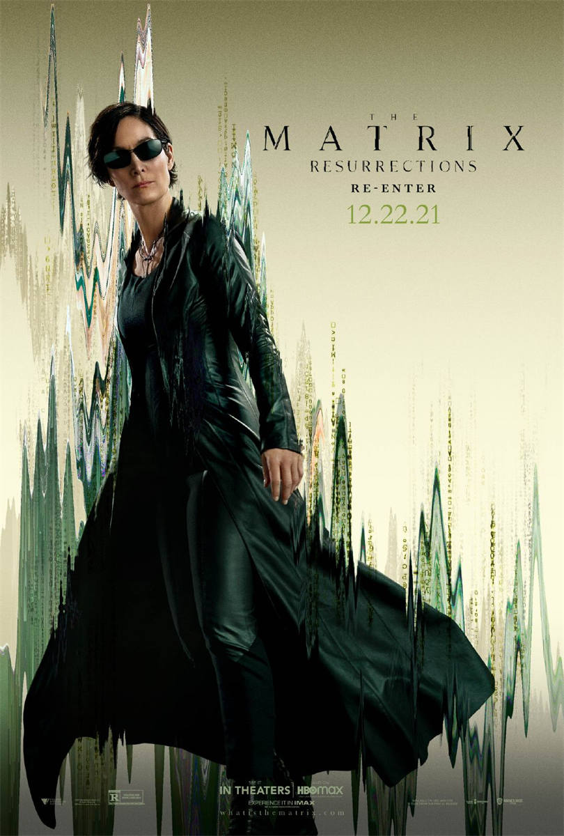 《黑客帝国4：矩阵复生》角色海报公布，12月22日上映