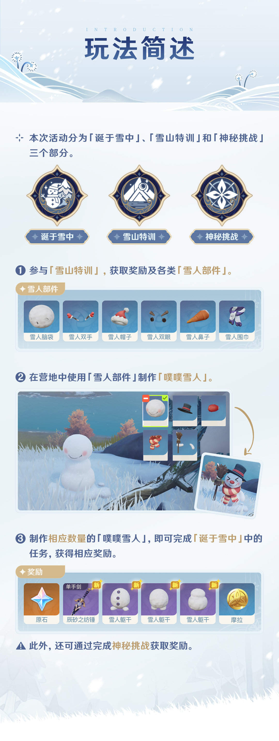 原神2.3:「皑尘与雪影」玩法详细说明插图2 原神2.3:「皑尘与雪影」玩法详细说明